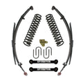 Jeep Cherokee Standard Lift Kit 3 Inch Lift 84-01 Cherokee Includes Front Coil Springs Rear Leaf Springs Front Lower Links Track Bar Relocation Bracket Rear U Bolt Kit Skyjacker