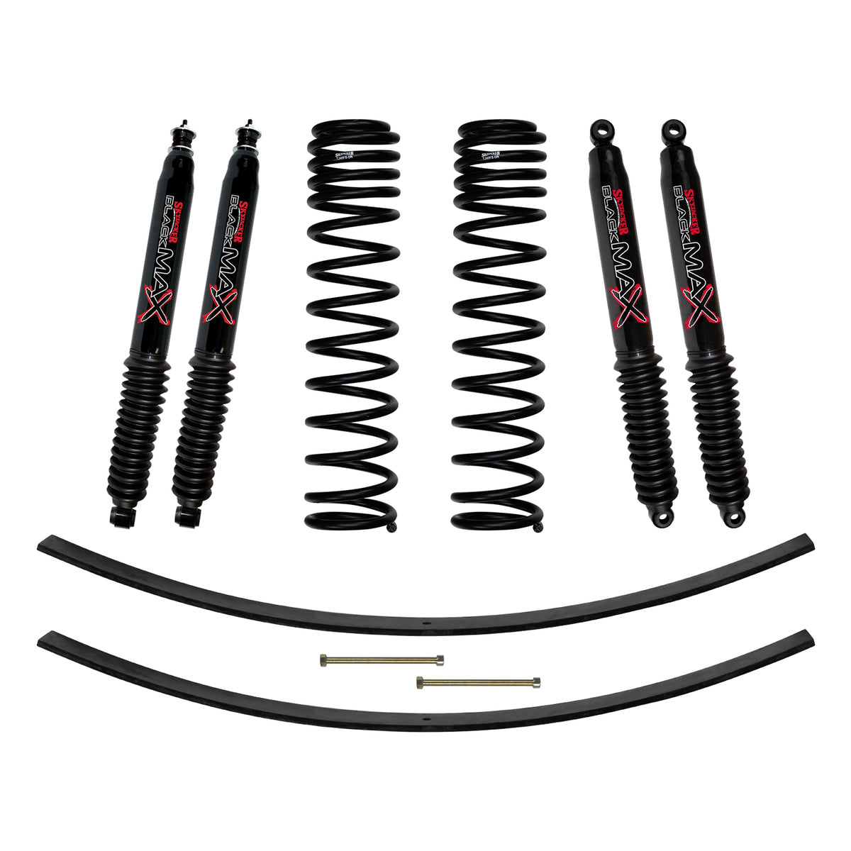 3 Inch Suspension Lift Kit 86-92 Comanche MJ W/Front Dual Rate Long Travel Coil Springs Rear Add A Leafs Skyjacker