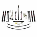 4.5 Inch Suspension Lift Kit 86-92 Comanche MJ W/Front Dual Rate Long Travel Coil Springs Front Bump Stop Spacers