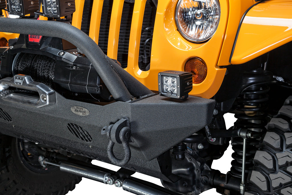2007-2018 Jeep Wrangler JK Front Bumper Mid-Stubby Body Armor 4X4