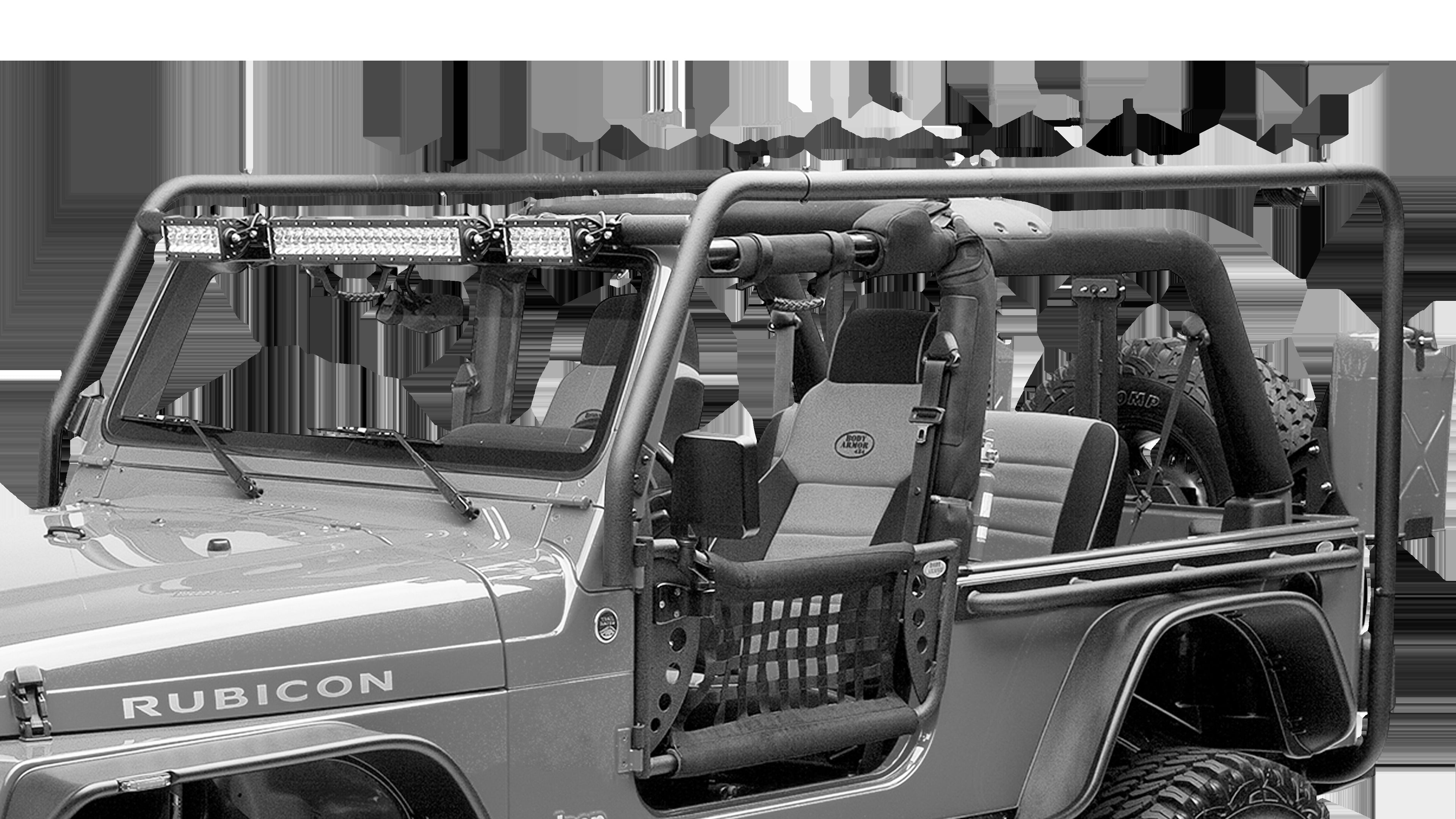 2007-2018 Jeep Wrangler JK 2/4 Door Front/Rear Frame Kit Box 1 Of 2 Body Armor 4X4