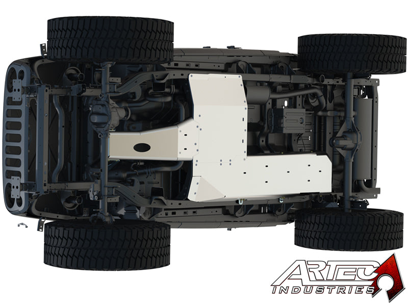 JK Under Armor 4 Door Bellypan Kit 07-17 Wrangler JK Unlimited Artec Industries