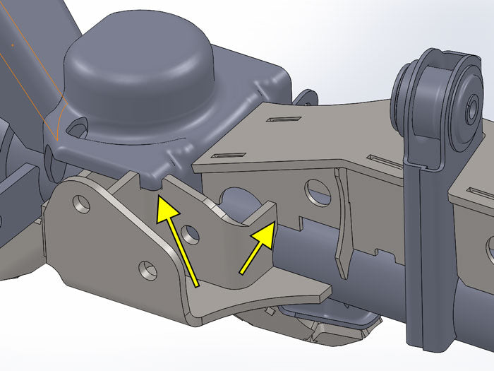 JK Heavy Duty Tracbar Bracket Artec Industries