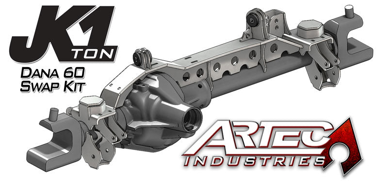 JK 1 Ton Front Dana 60 Swap Kit Artec Industries
