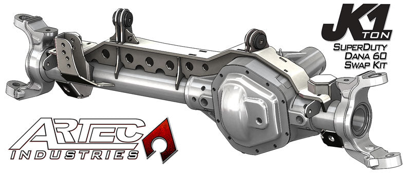 JK 1 Ton Superduty 99-04 Front Dana 60 Swap Kit Artec Industries