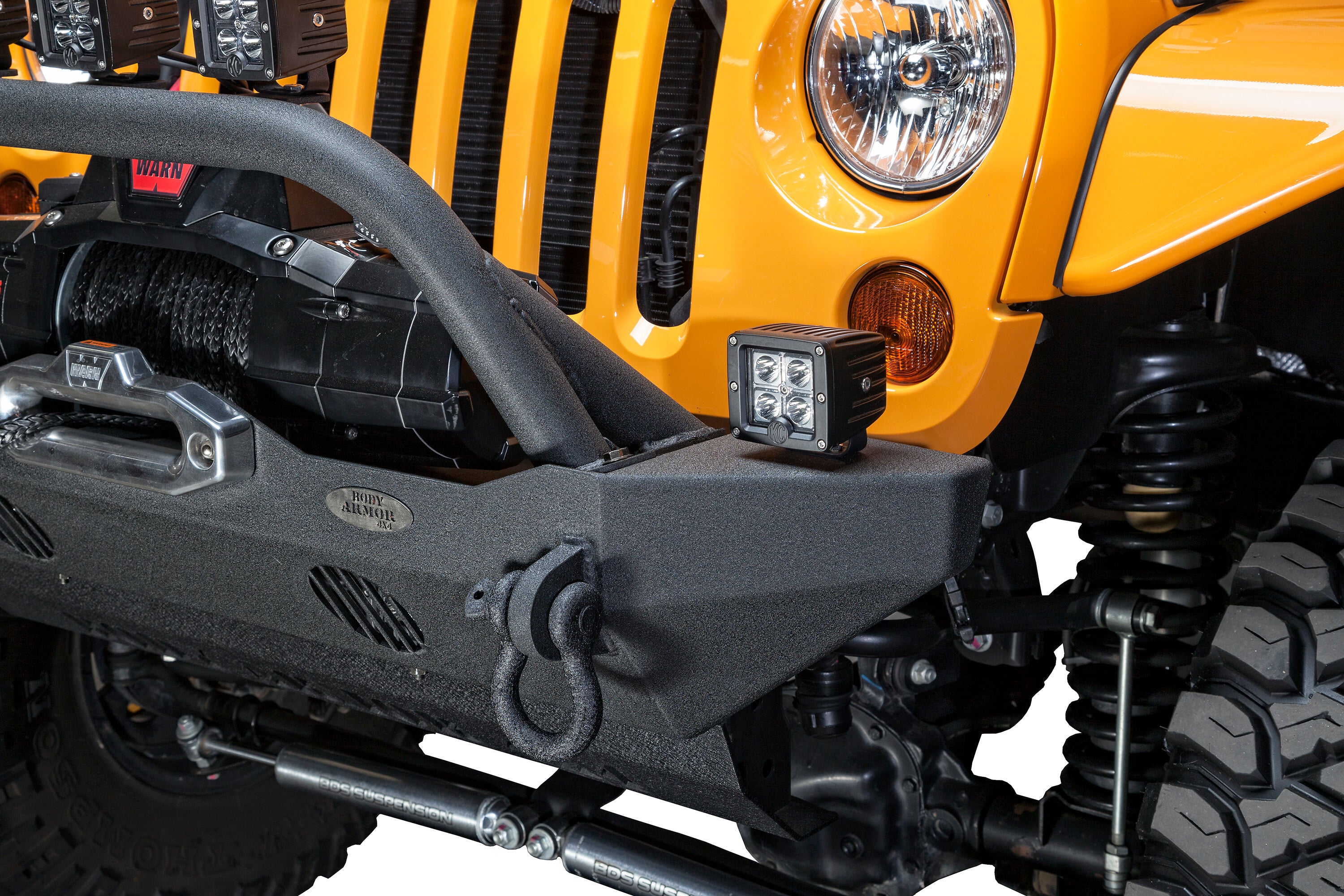2018-2026 Jeep Wrangler Jl/ Gladiator JT Mid-Stubby Front Bumper Body Armor 4X4