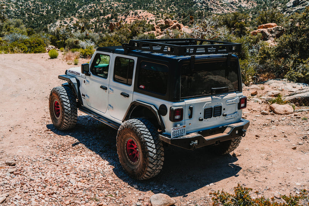 2018-2026 Jeep Wrangler JL Full-Width Rear Bumper Body Armor 4X4