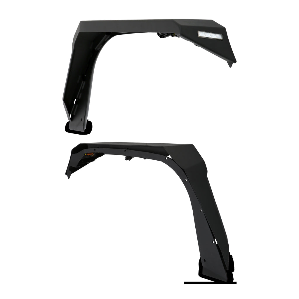 2018-2026 Jeep Wrangler JL & Gladiator JT Front Fender Flares Body Armor 4X4