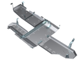 JLU Full Bellypan With Oil Door -  4 Door 3.0L Diesel Aluminum Artec Industries