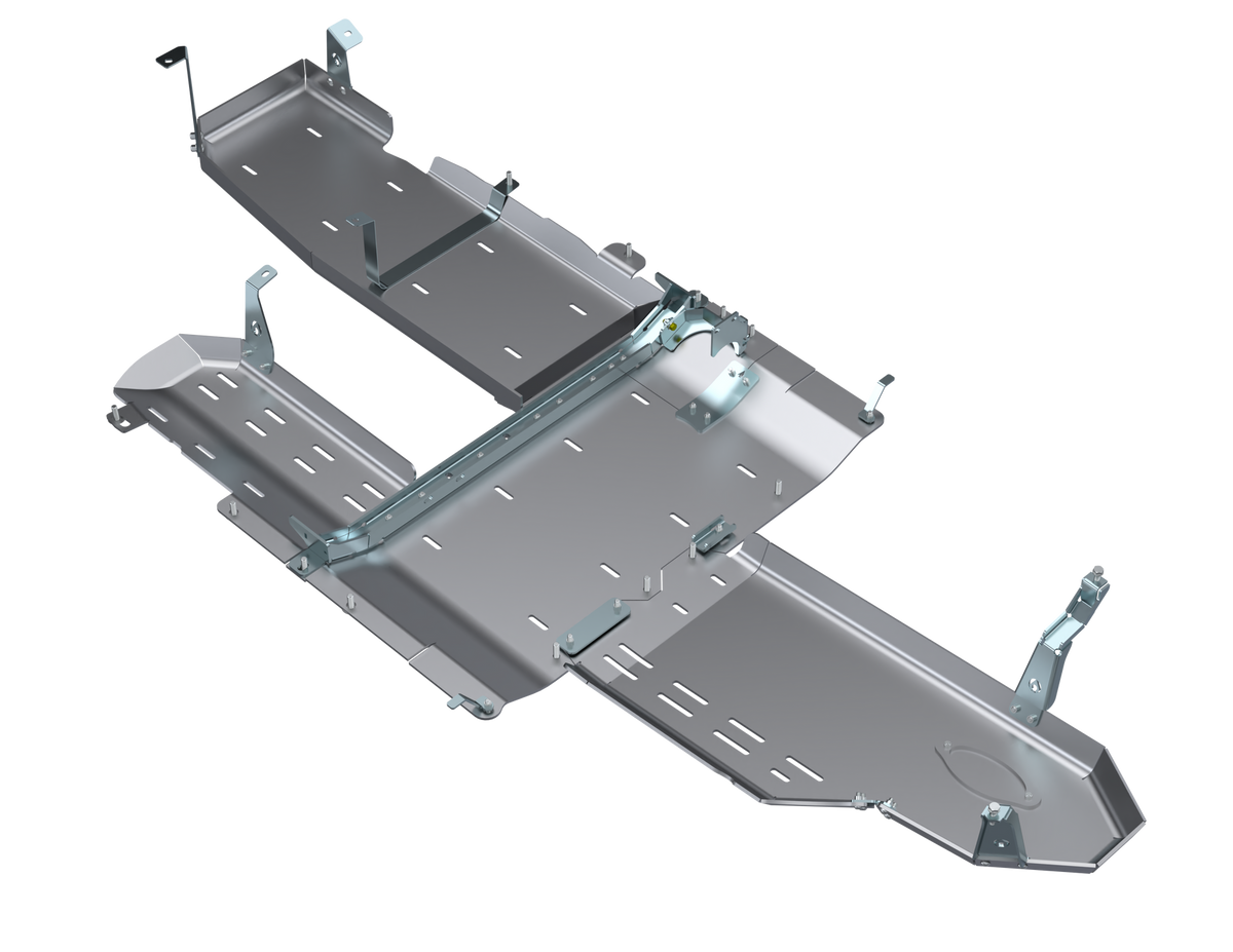 JLU Full Bellypan With Oil Door -  4 Door 3.0L Diesel Aluminum Artec Industries
