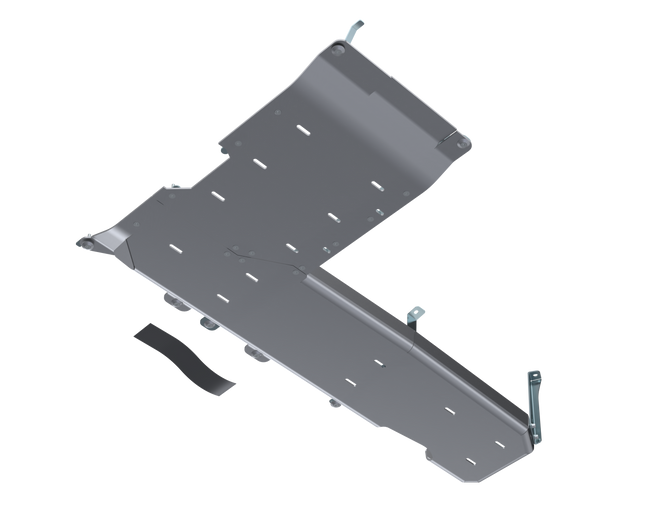 JLU T-Case/Fuel Skid Kit Only - 4 Door 3.6L, 2.0L, 392 Hemi - Aluminum 18-Present Artec Industries
