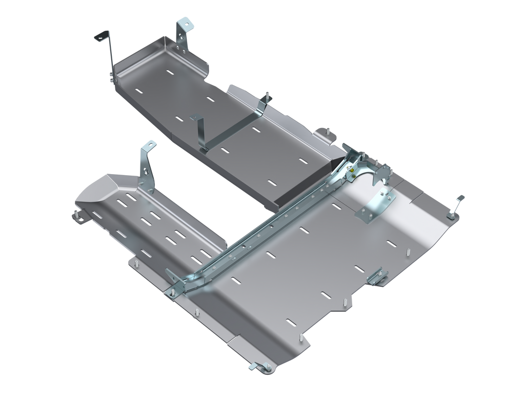 JLU T-Case/Fuel Skid/ DPF Only -  4 Door 3.0L Diesel Aluminum Artec Industries