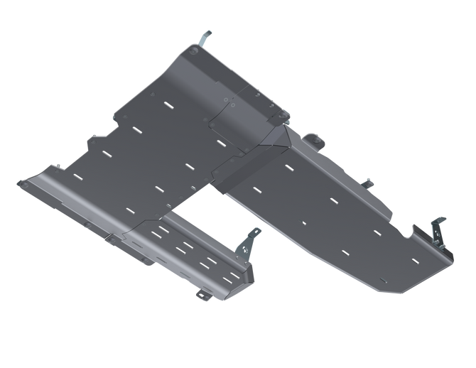JLU T-Case/Fuel Skid/ DPF Only -  4 Door 3.0L Diesel Aluminum Artec Industries