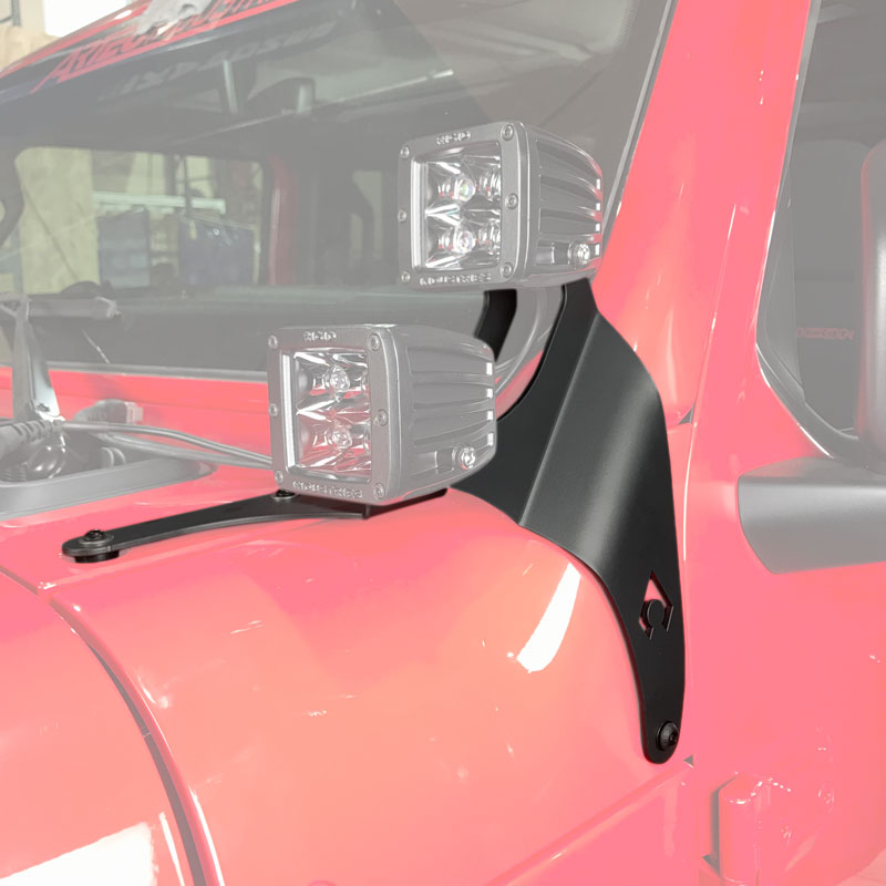 JL A-Pillar Dual Led Cube Light Mount Artec Industries