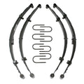 Lift Kit 3.5-4 Inch Lift 76-83 Cherokee Includes Front/Rear Leaf Springs Front Bushing Kit Front/Rear U Bolt Kits Skyjacker