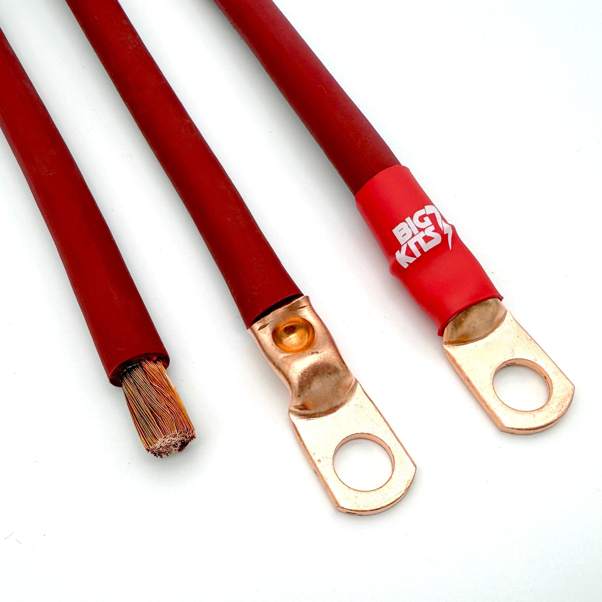 1974-1983 Jeep Cherokee Full Size SJ Battery Cables Kit V8 1/0 Gauge Battery Cable Big7Kits