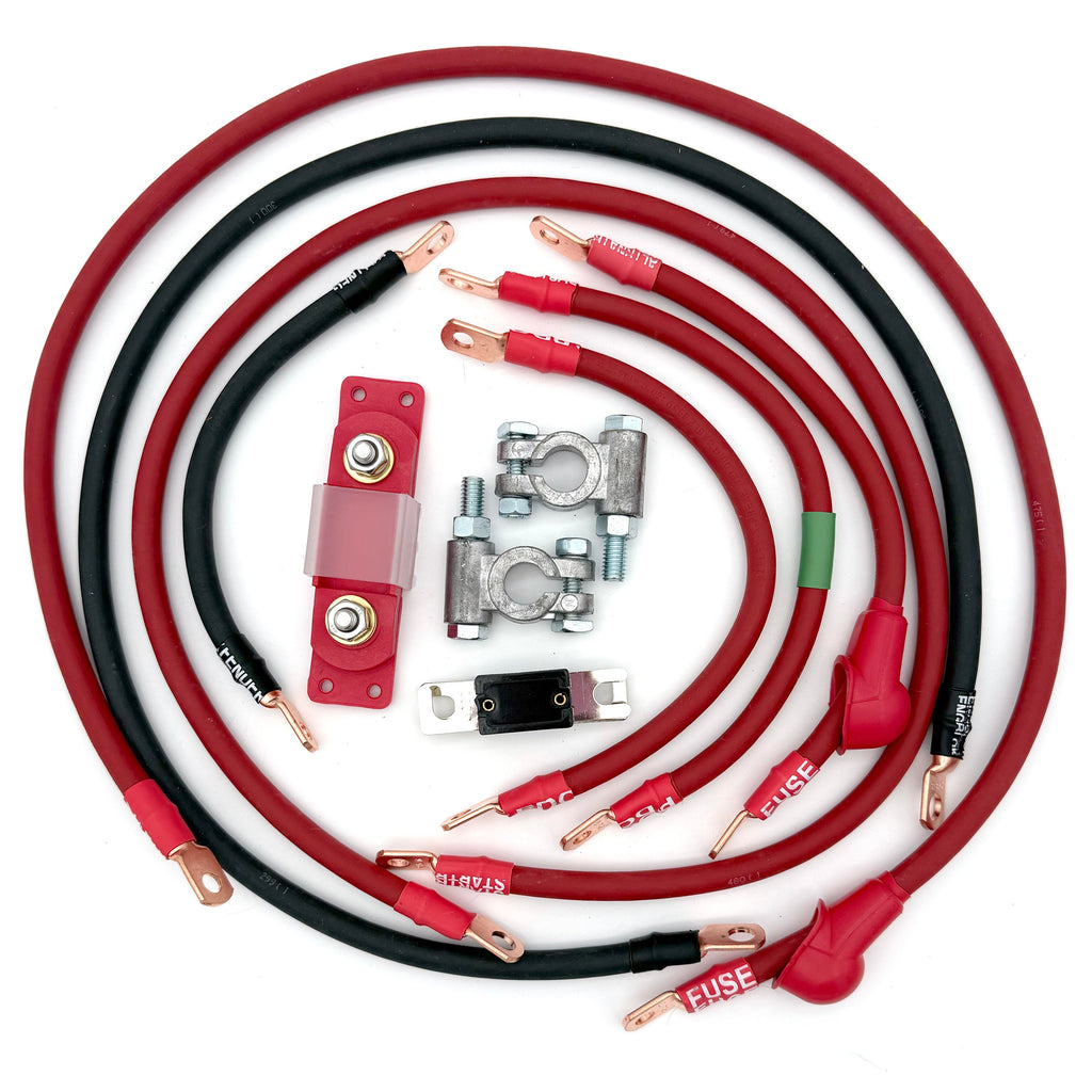 2005-2010 Jeep Grand Cherokee WK Battery Cable Kit 5.7 Liter 2 Gauge Battery Cable Big7Kits