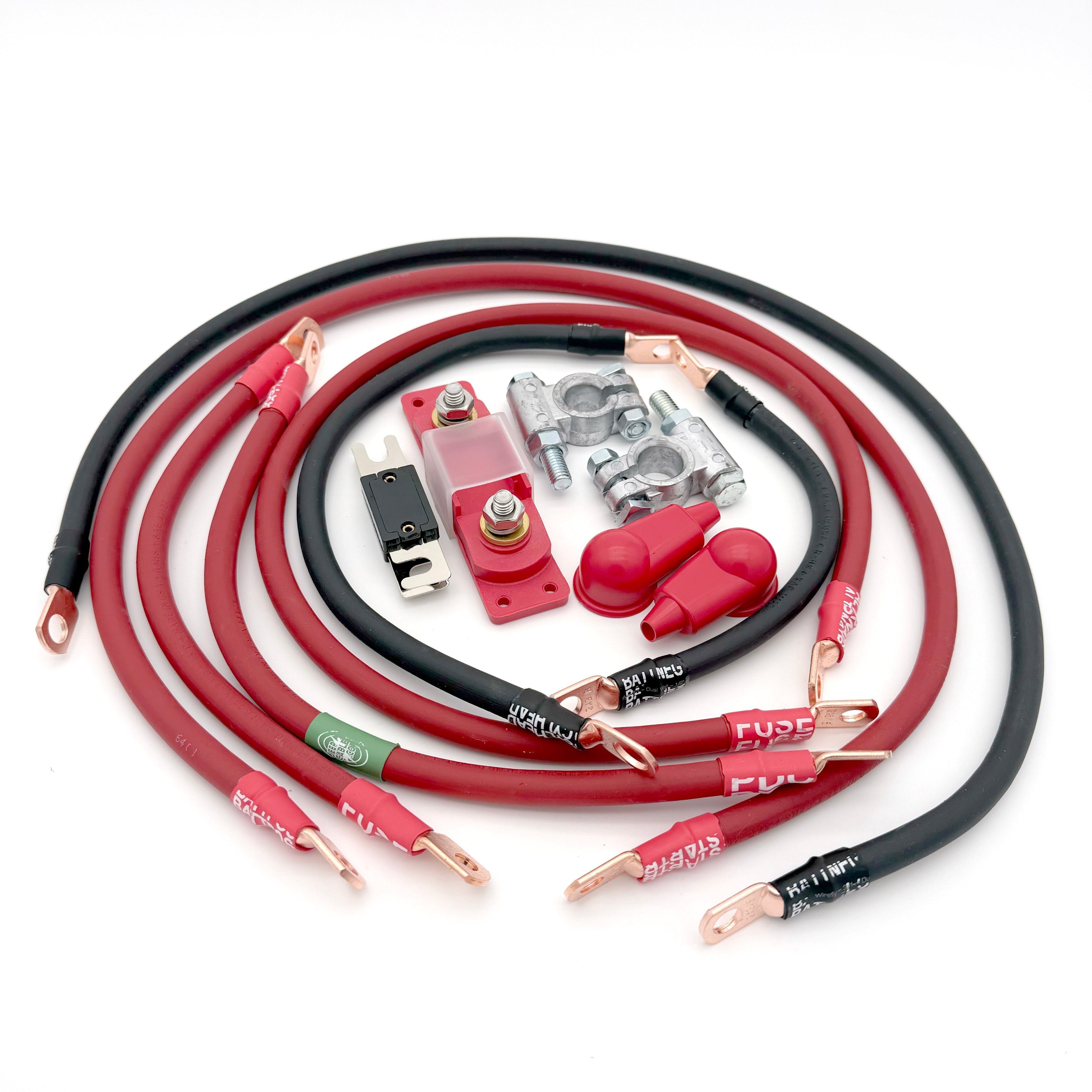 1991-1995 Jeep Cherokee XJ Battery Cable Kit 4 Gauge Battery Cable Big7Kits