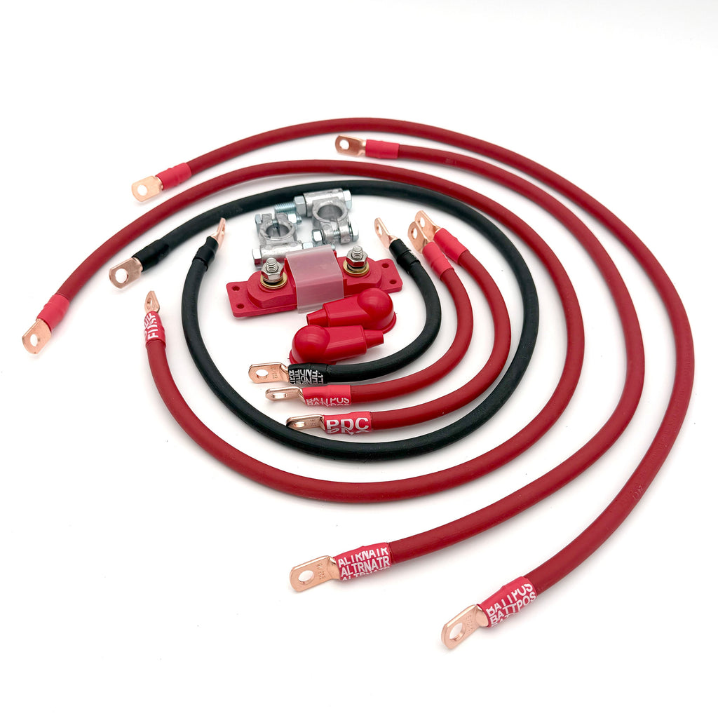 2005-2010 Jeep Commander XK Battery Cable Kit 5.7 Liter 1/0 Gauge Battery Cable Big7Kits