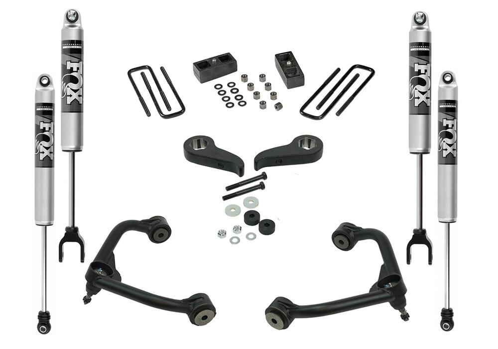 3 Inch Lift Kit 2020-2025 Chevy Silverado/GMC Sierra 2500 Hd/3500 Hd with Fox 2.0 Shocks without Overload Leaf Springs Superlift