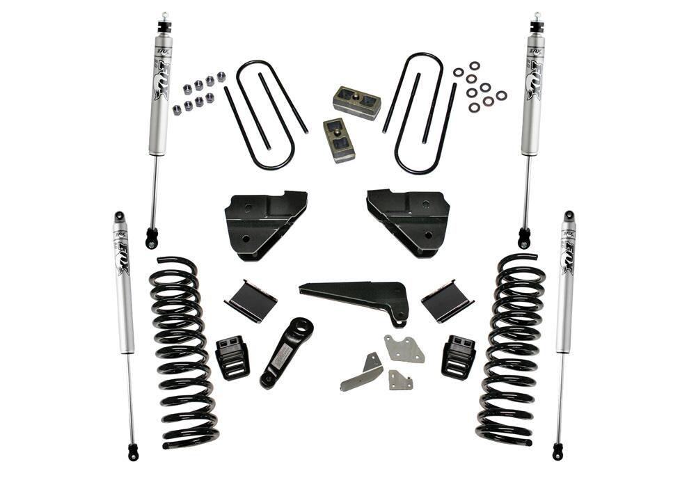 4 Inch Lift Kit 2013-2018 Dodge Ram 3500 4WD Diesel Engine without Replacement Radius Arms with Fox 2.0 Series Shocks Superlift