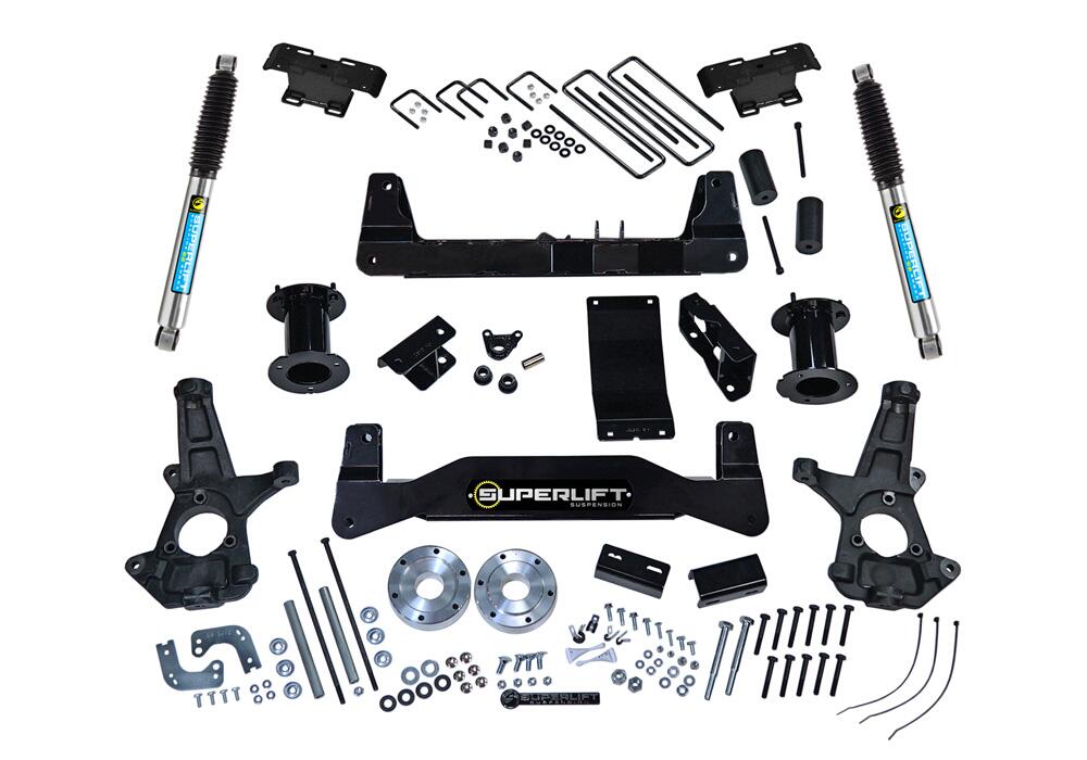 6.5 Inch Lift Kit 2007-2013 Chevy Silverado and GMC Sierra 1500 4WD with Shocks Superlift