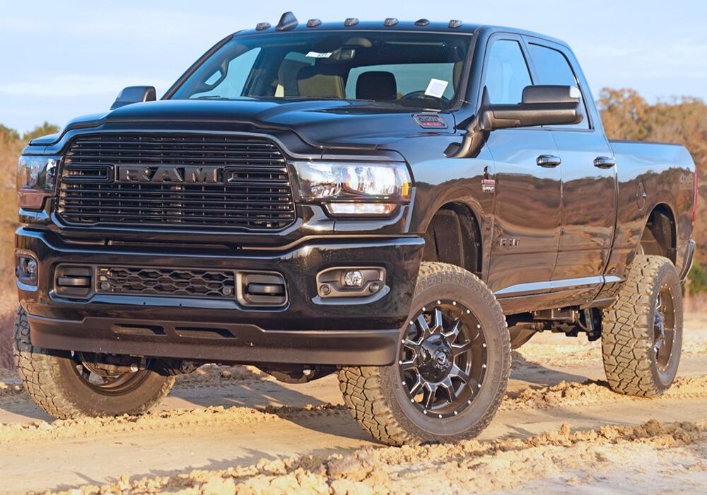3.5 Inch Lift Kit 2019-2024 Ram 2500 4WD Diesel Engine with Replacement Radius Arms Shock Extensions (non Power Wagon models) Superlift