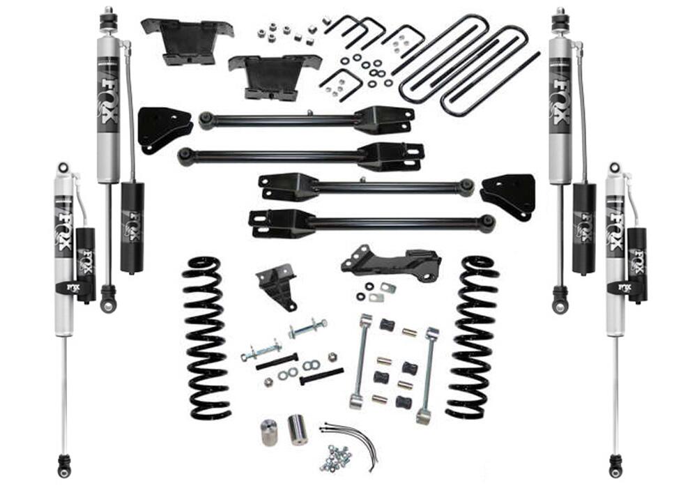 4 Inch Lift Kit 2008-2010 Ford F-250/350 4WD Diesel Engine with 4-Link Conversion with Shocks Superlift