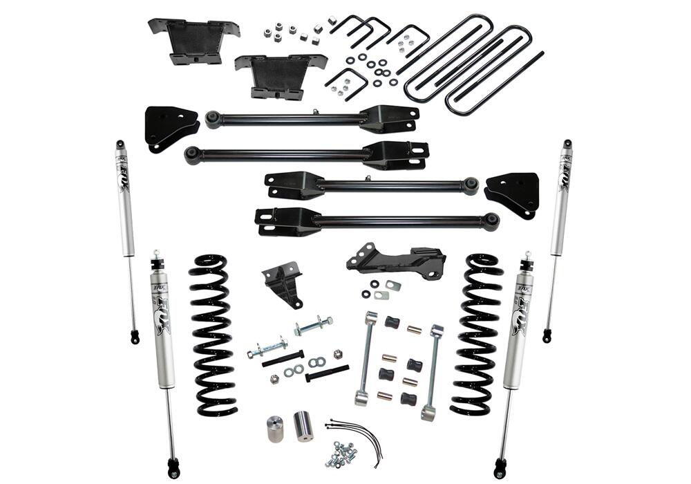 4 Inch Lift Kit 2008-2010 Ford F-250/350 4WD Diesel Engine with 4-Link Conversion with Shocks Superlift