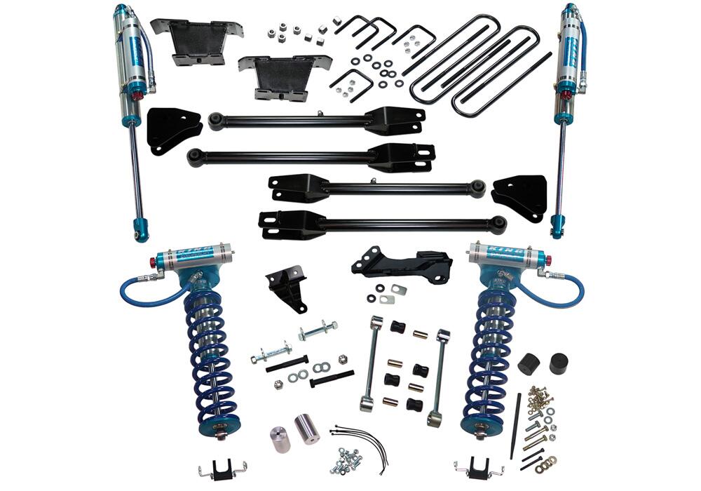 4 Inch Lift Kit 2008-2010 Ford F-250/350 4WD Diesel Engine with 4-Link Conversion with Shocks Superlift
