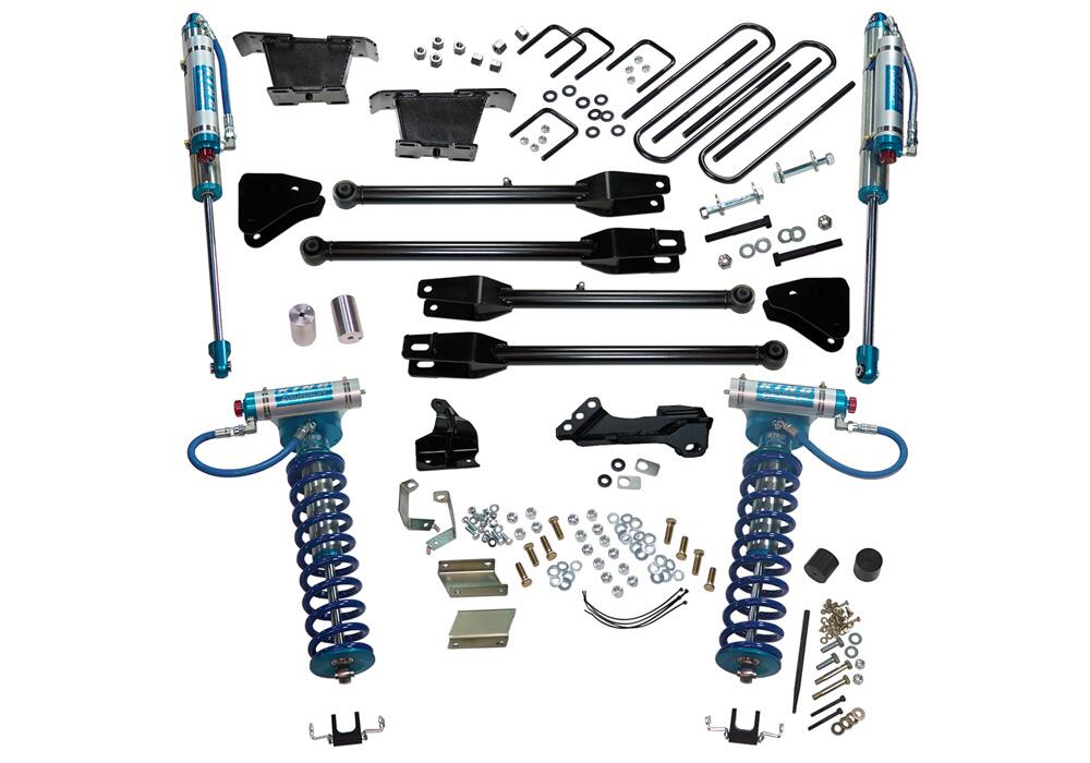 4 Inch Lift Kit 2011-2016 Ford F-250/350 4WD Diesel Engine with 4-Link Conversion with Shocks Superlift