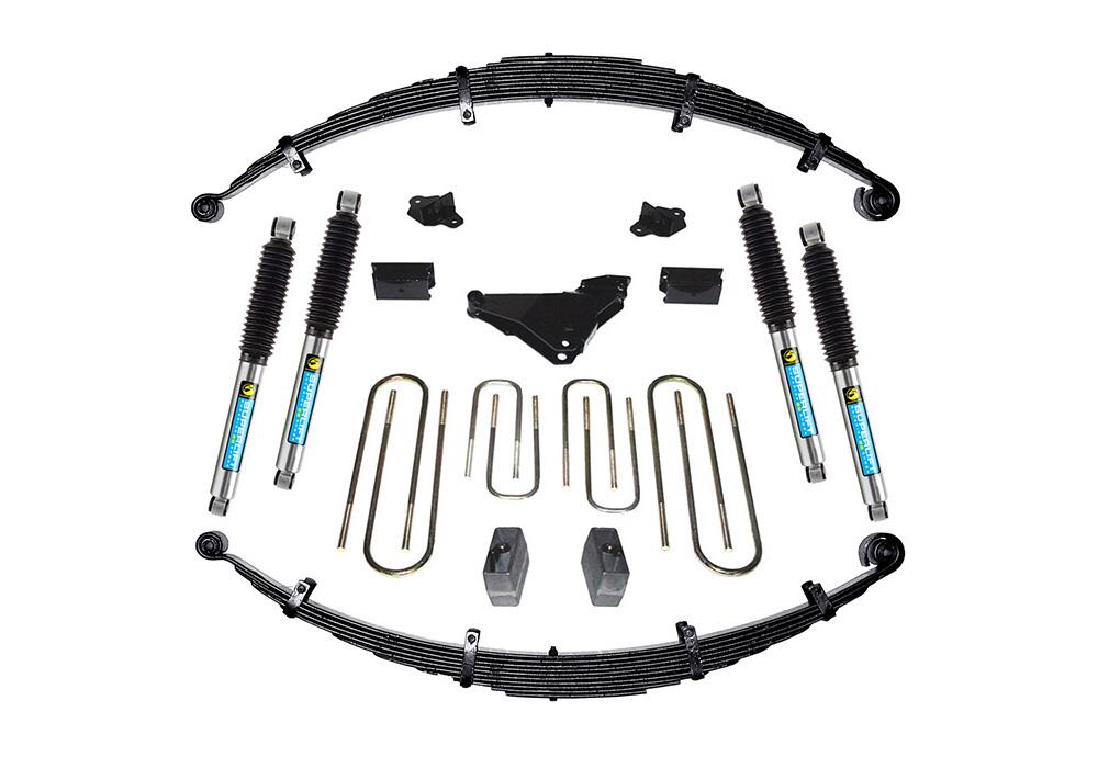 4 Inch Lift Kit 2000-2004 Ford F-250 and F-350 Super Duty 4WD Diesel and V-10 with Shocks Superlift