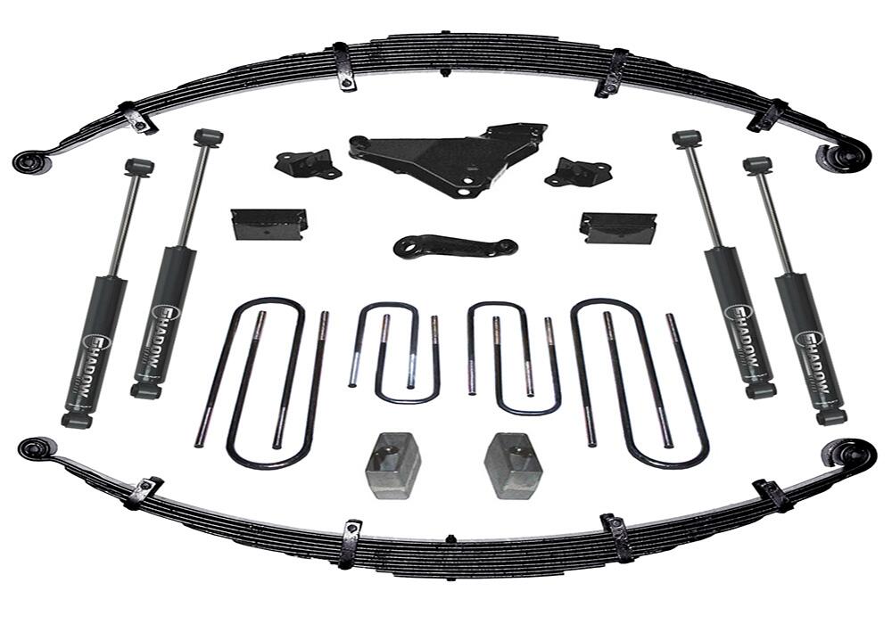 6 Inch Lift Kit 2000-2004 Ford F-250 and F-350 Super Duty 4WD Diesel and V-10 with Shocks Superlift