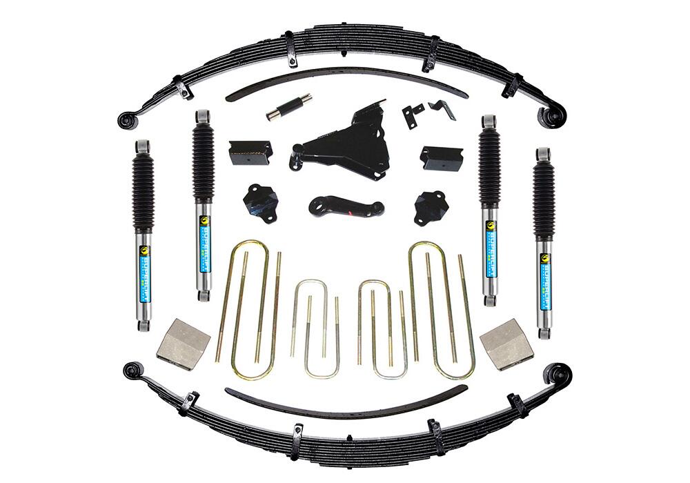 8 Inch Lift Kit 2000-2004 Ford F-250 and F-350 Super Duty 4WD Diesel and V-10 with Shocks Superlift