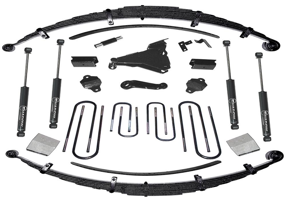 8 Inch Lift Kit 2000-2004 Ford F-250 and F-350 Super Duty 4WD Diesel and V-10 with Shocks Superlift