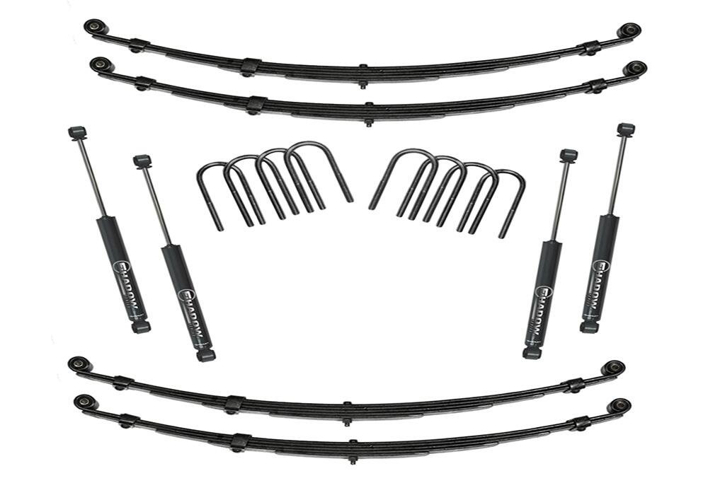 4 Inch Lift Kit 1982-1986 Jeep Cj Series with Superlift Shocks Superlift
