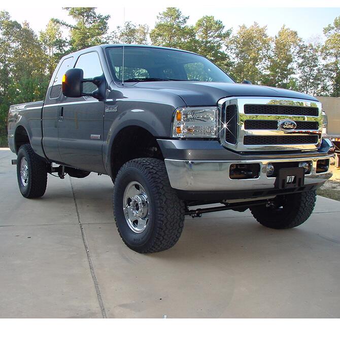 4 Inch Lift Kit 2005-2007 Ford F-250 and F-350 Super Duty 4WD Diesel Engine with Bilstein Shocks Superlift