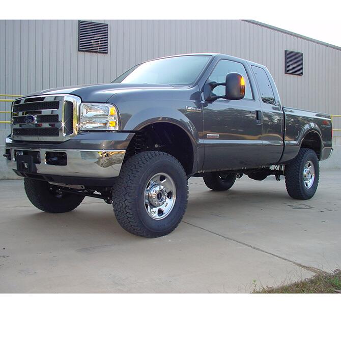 4 Inch Lift Kit 2005-2007 Ford F-250 and F-350 Super Duty 4WD Diesel Engine with Superlift Shocks Superlift