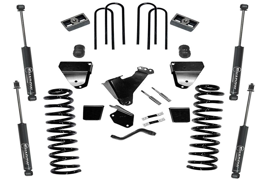 6 Inch Lift Kit 2005-2007 Ford F-250 and F-350 Super Duty 4WD Diesel Engine with Shocks Superlift