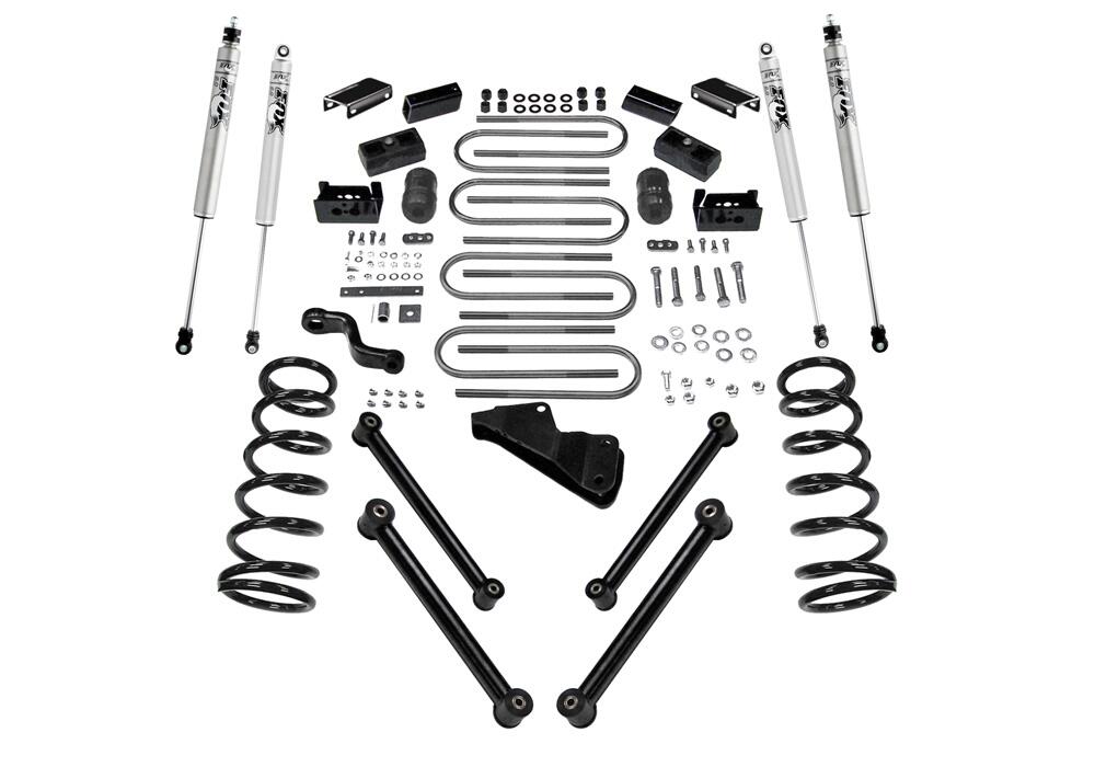 6 Inch Lift Kit 2007-2008 Dodge Ram 2500/3500 4WD 6.7L Cummins Diesel Engine with Fox 2.0 Shocks Superlift