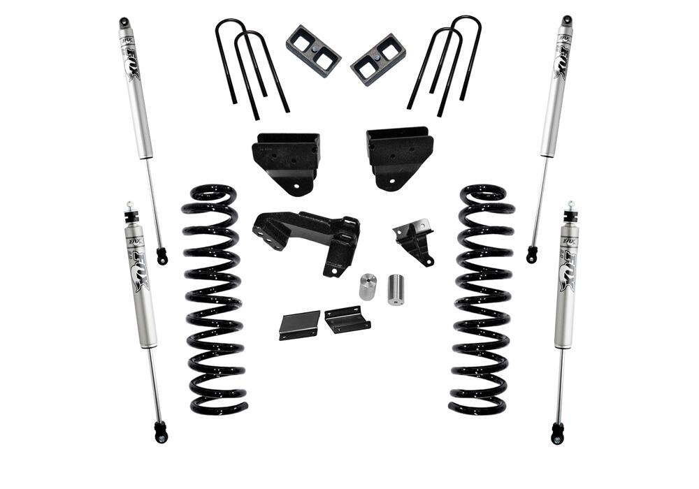 4 Inch Lift Kit 2011-2016 Ford F-250/350 4WD Diesel Engine without 4-Link Conversion without Replacement Radius Arms with Fox 2.0 Shocks Superlift