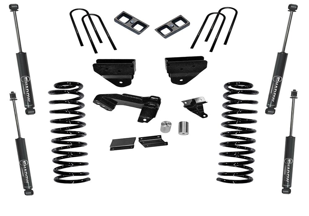 4 Inch Lift Kit 2011-2016 Ford F-250 and F-350 Super Duty 4WD Diesel Engine with Shocks Superlift