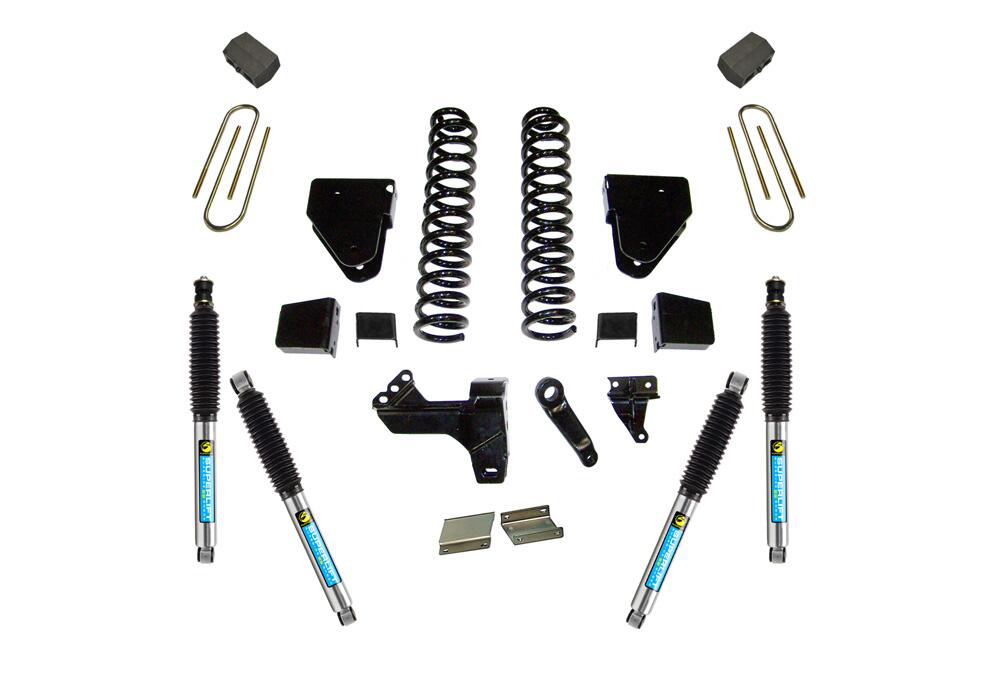 6 Inch Lift Kit 2011-2016 Ford F-250 and F-350 Super Duty 4WD Diesel Engine with Shocks Superlift