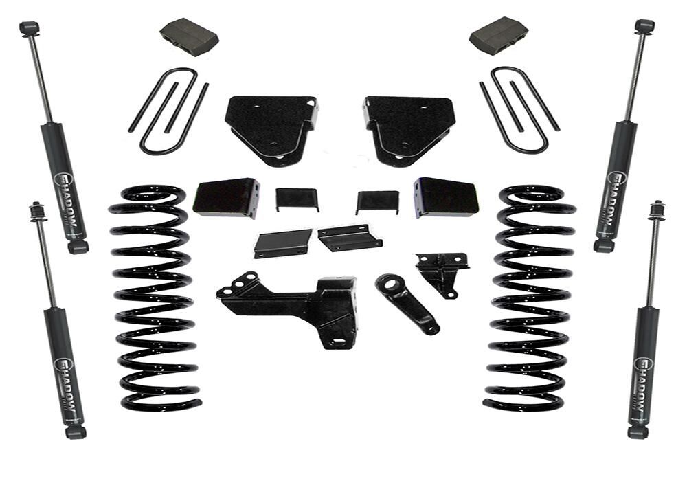 6 Inch Lift Kit 2011-2016 Ford F-250 and F-350 Super Duty 4WD Diesel Engine with Shocks Superlift