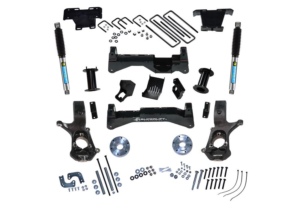 8 Inch Lift Kit 2014-2018 Silverado/Sierra 4WD with Aluminum or Stamp Steel Control Arms Superlift