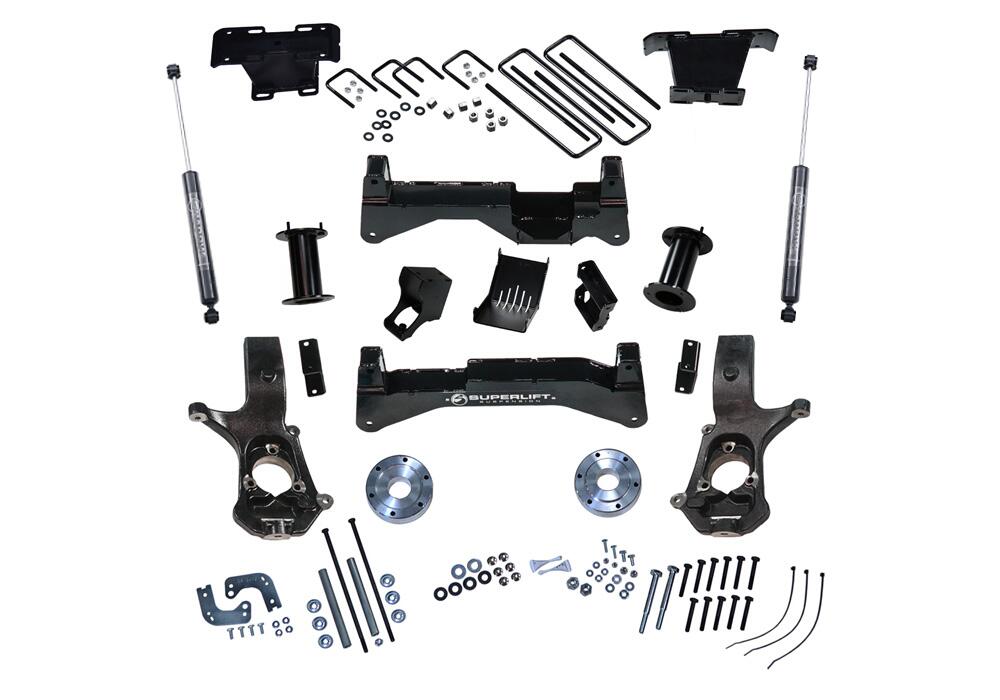 8 Inch Lift Kit 2014-2018 Silverado/Sierra 4WD with Aluminum or Stamp Steel Control Arms Superlift