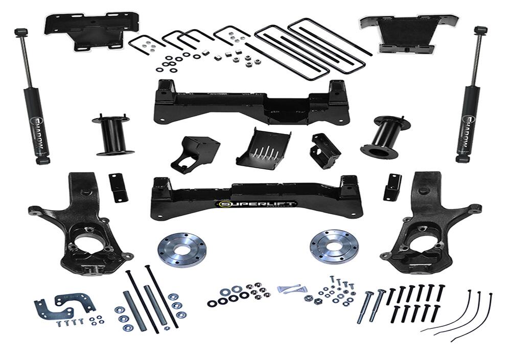 8 Inch Lift Kit 2014-2018 Silverado/Sierra 4WD with Aluminum or Stamp Steel Control Arms Superlift