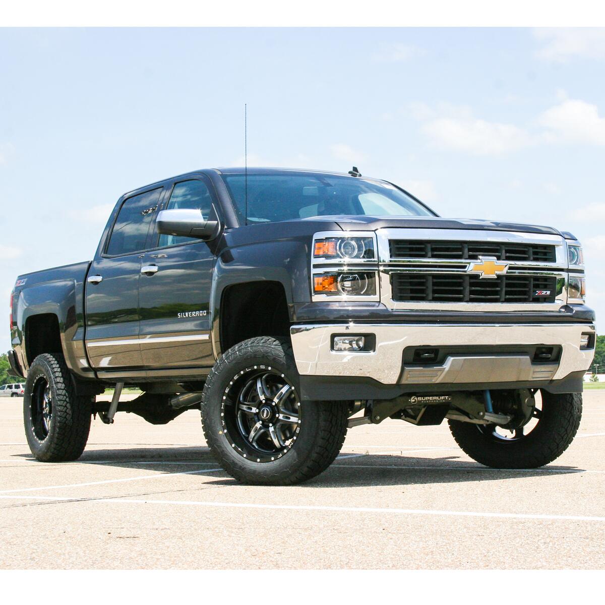 8 Inch Lift Kit 2014-2018 Silverado/Sierra 4WD with Aluminum or Stamp Steel Control Arms Superlift