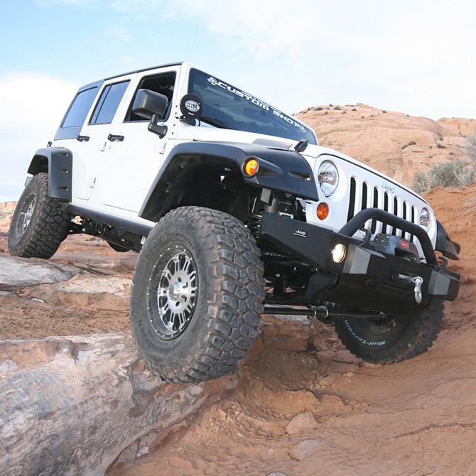 4 Inch Lift Kit 2007-2017 Jeep Wrangler JK Unlimited with Shocks Superlift