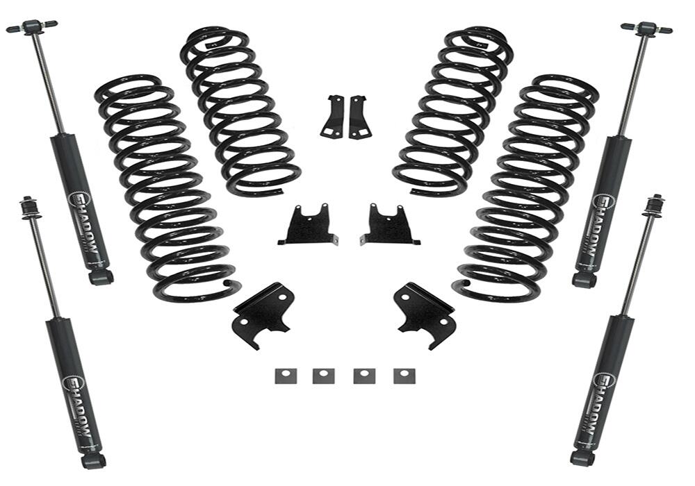 2.5 Inch Lift Kit 2007-2018 Jeep Wrangler JK 4 Door with Shocks Superlift